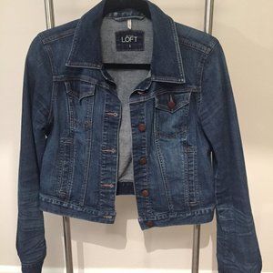LOFT Cropped Jean Jacket
